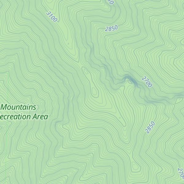 Map of Sexton Ridge