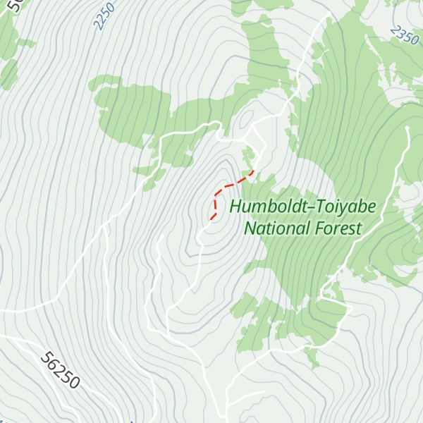 Map of Rosebud Mountain