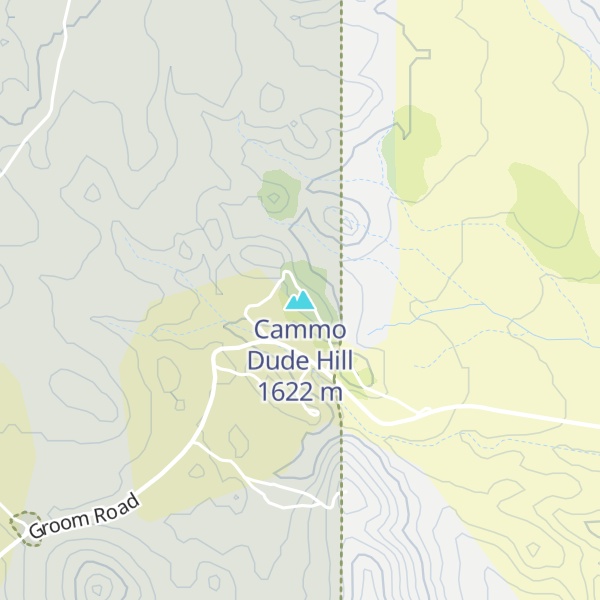 Map of Cammo Dude Hill