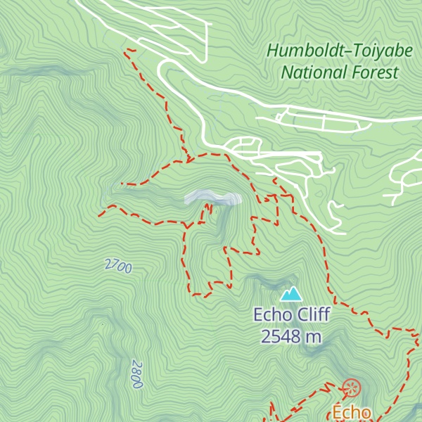 Map of Cathedral Rock