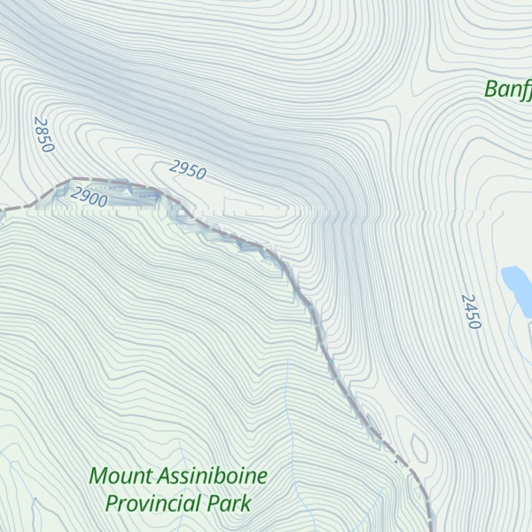 Map of Nasswald Peak