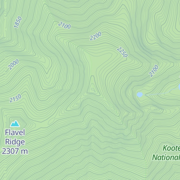 Map of Mount Snowy
