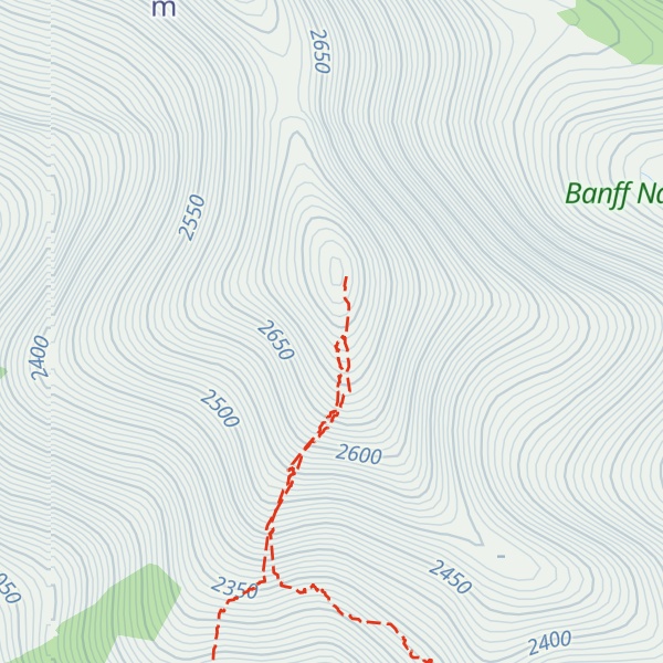 Map of Mount Brewster