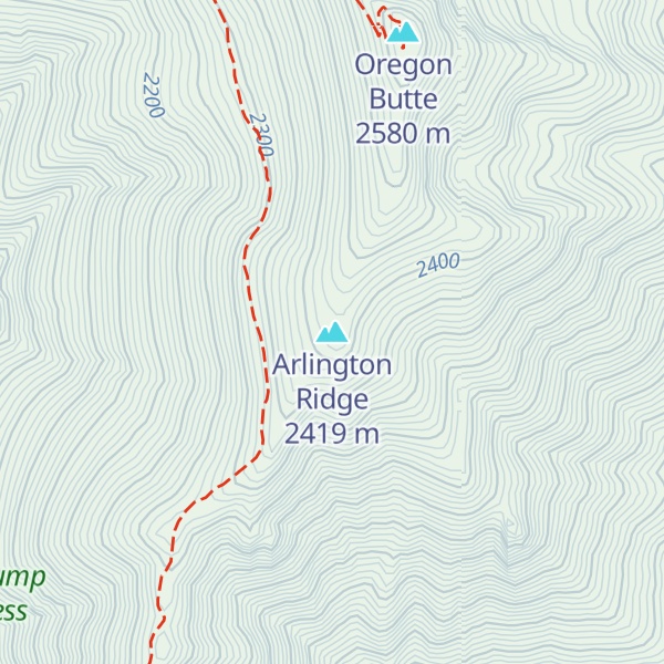 Map of Arlington Ridge