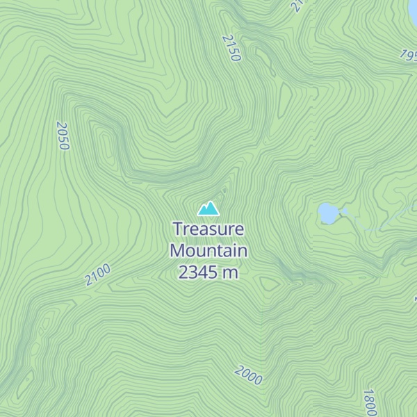 Map of Treasure Mountain