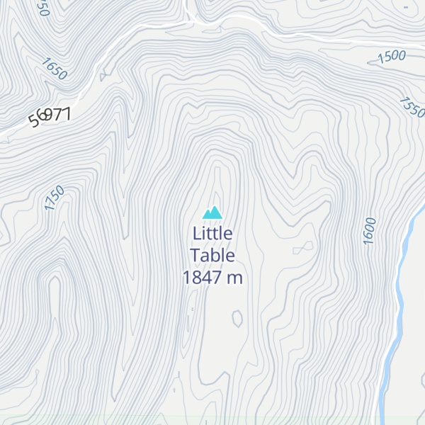 Map of Little Table