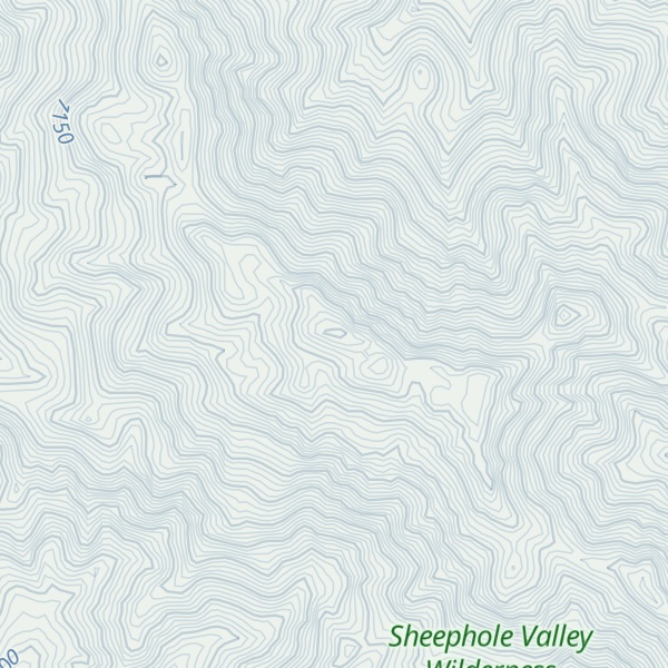 Map of Sheep Hole Mountains (HP)