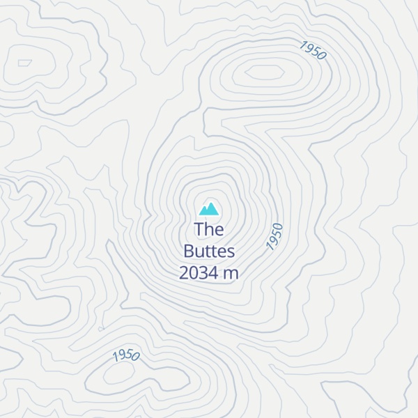 Map of The Buttes