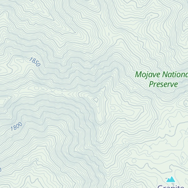 Map of Granite Peak