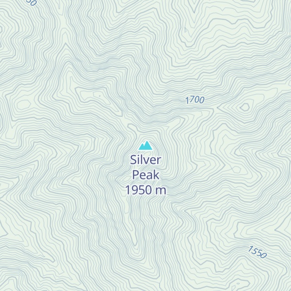 Map of Silver Peak