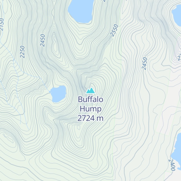 Map of Buffalo Hump