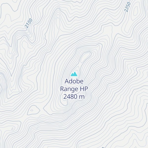 Map of Adobe Range HP