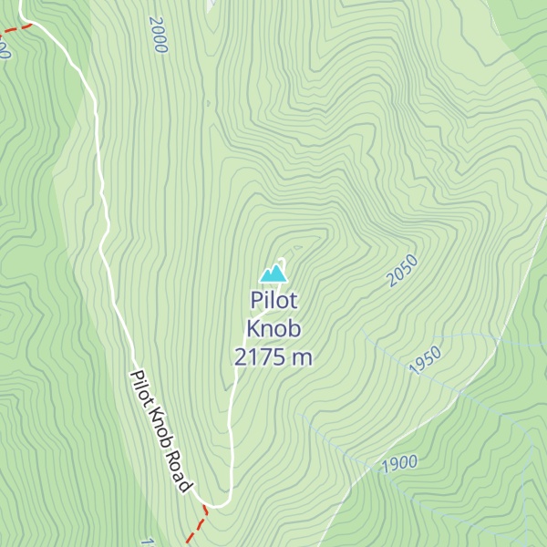 Map of Pilot Knob