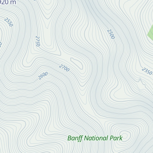 Map of Bare Range