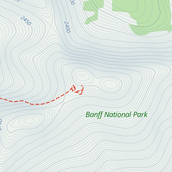 Map of Mount Howard Douglas