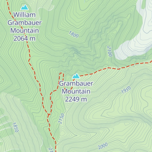 Map of Grambauer Mountain
