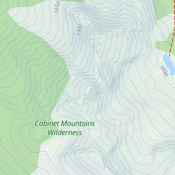 Map of Ibex Peak