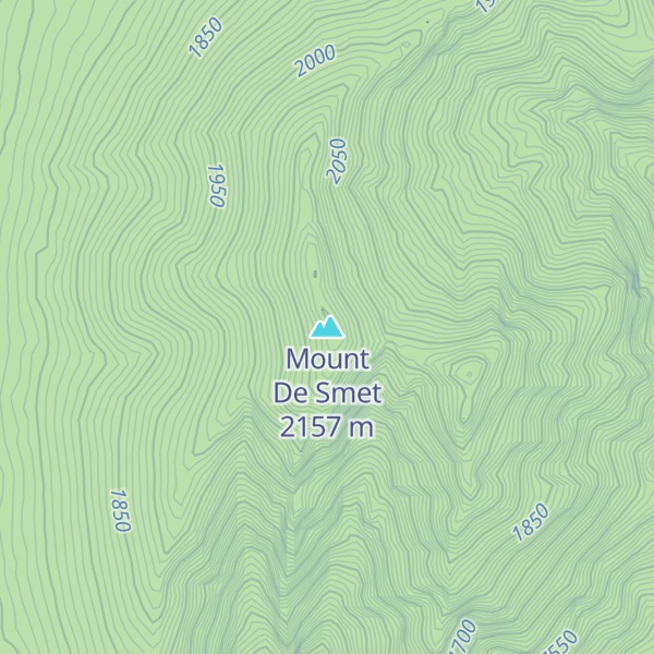 Map of Mount De Smet