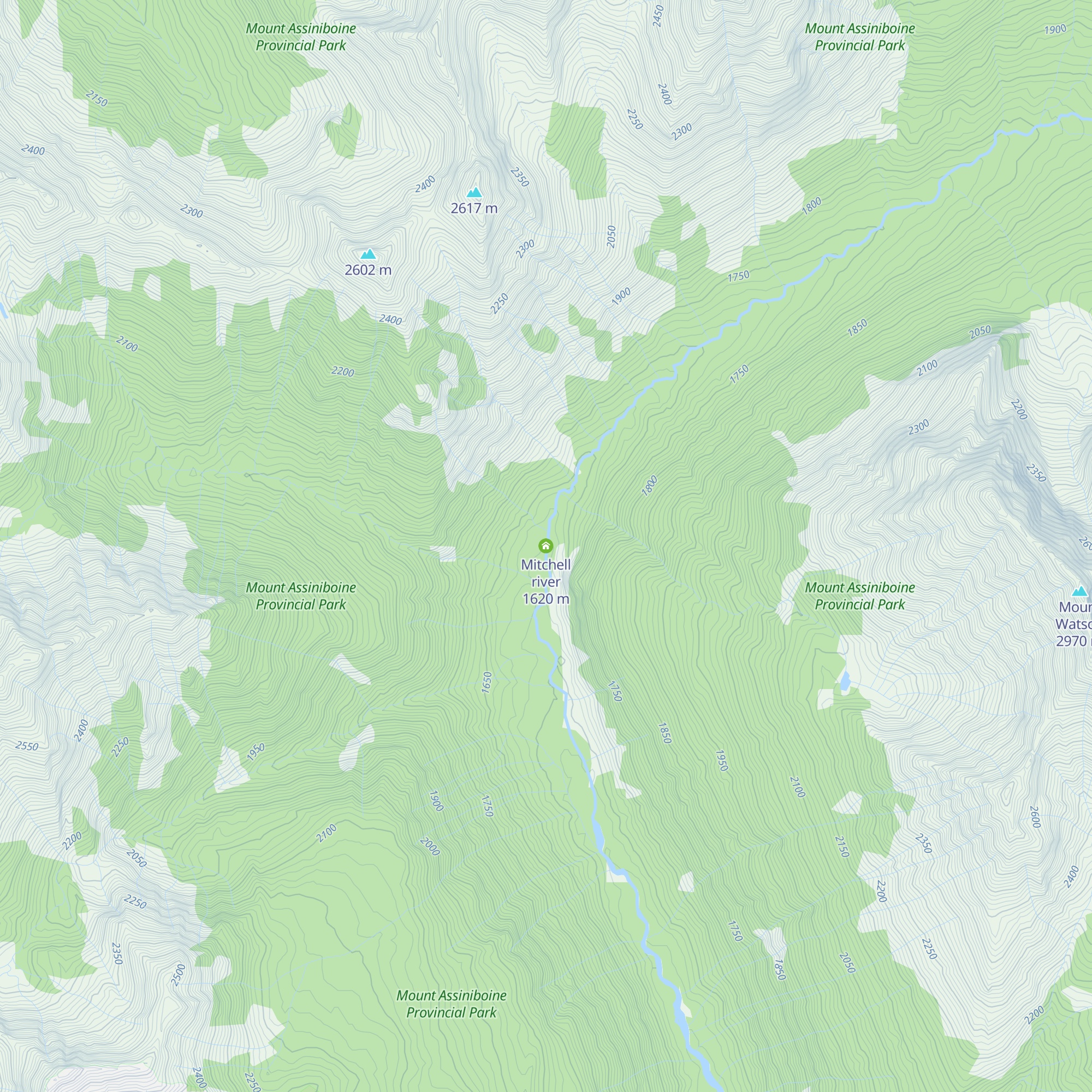Mitchell river map