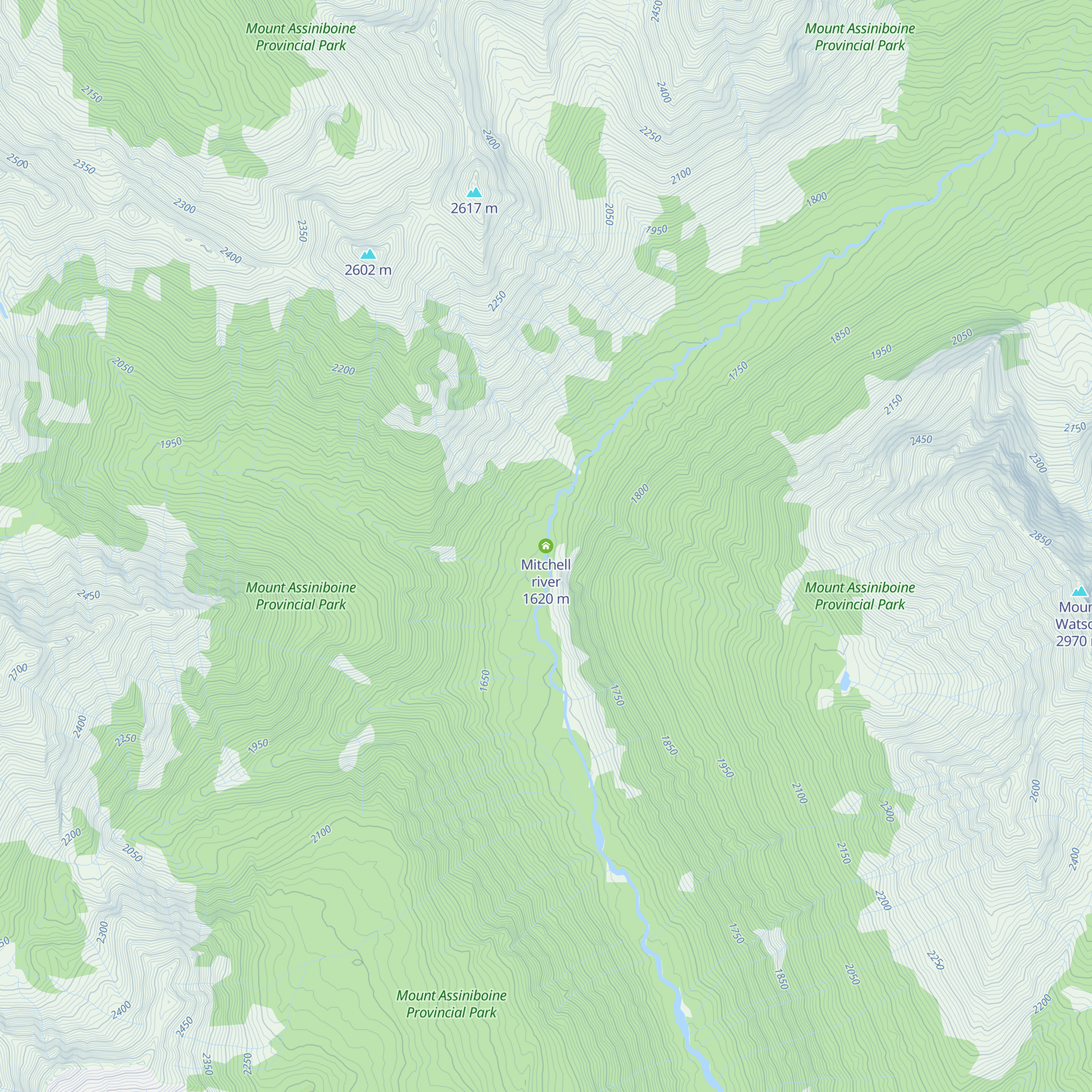 Mitchell river map