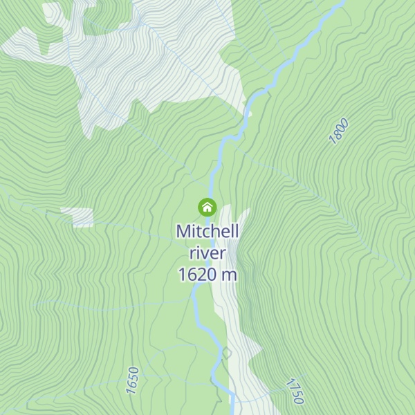 Map of Mitchell river