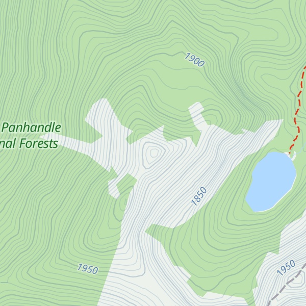 Map of Granite Peak