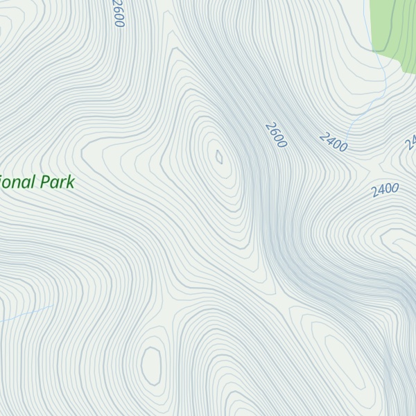 Map of Flints Peak
