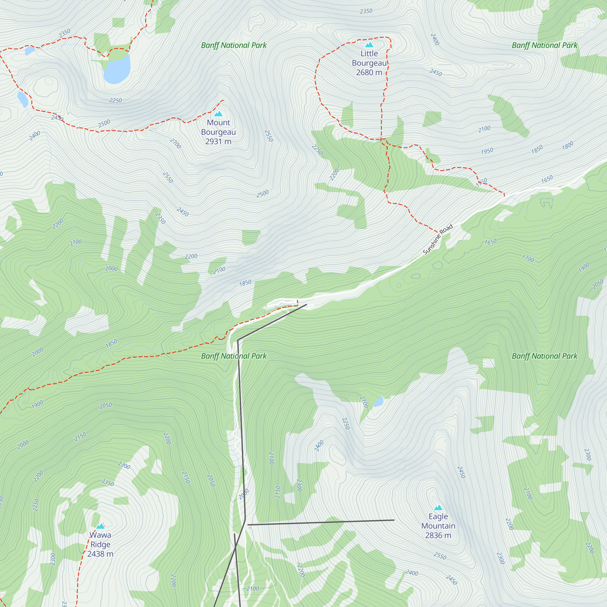 Creekside Lodge map