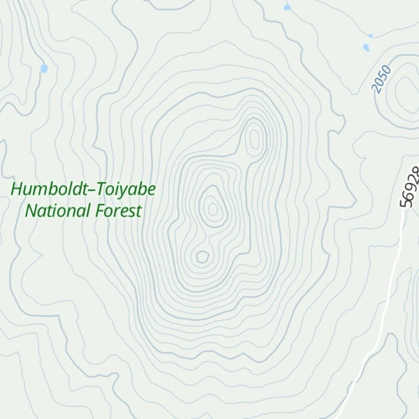 Map of Jenkins Peaks