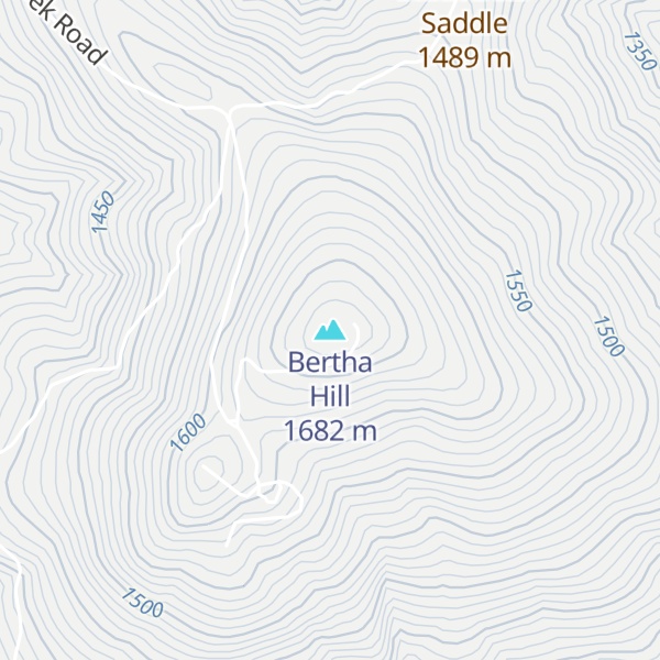 Map of Bertha Hill