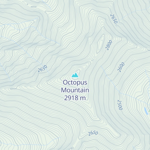 Map of Octopus Mountain
