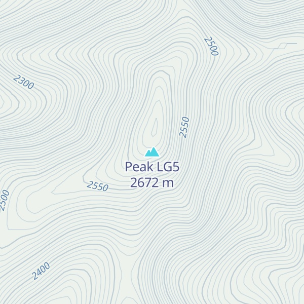Map of Peak LG5
