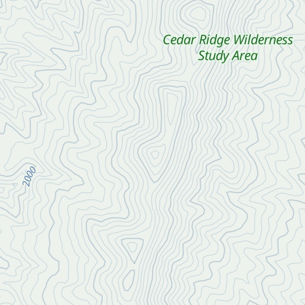 Map of Cedar Ridge