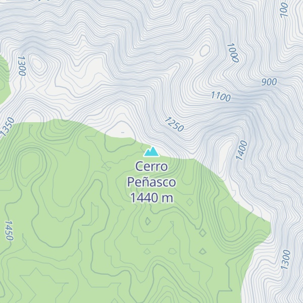 Map of Cerro Peñasco