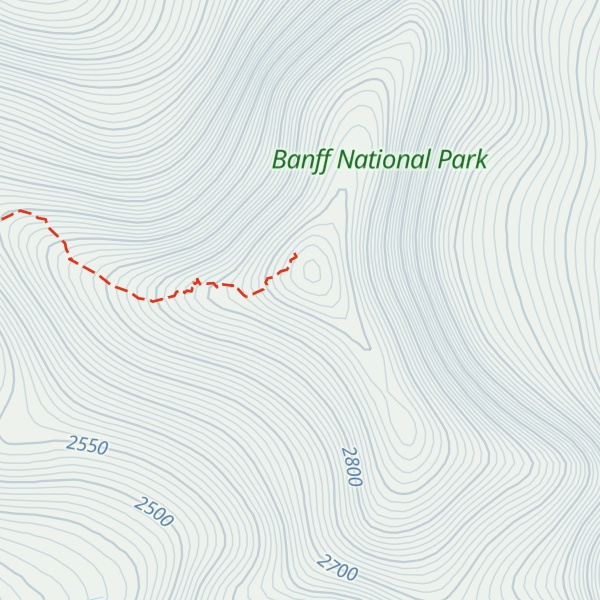 Map of Mount Brett