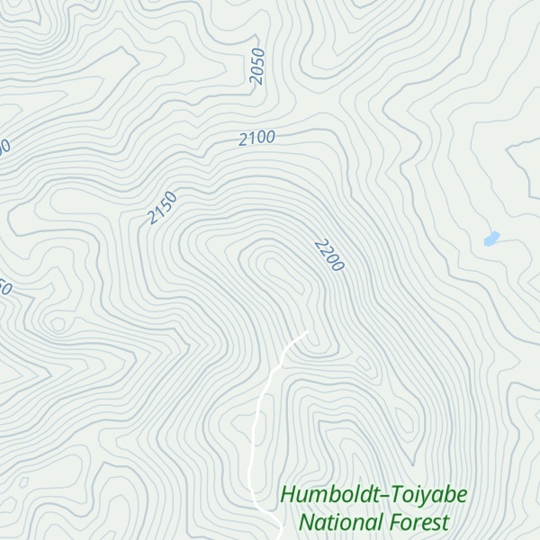 Map of Cold Springs Mountain