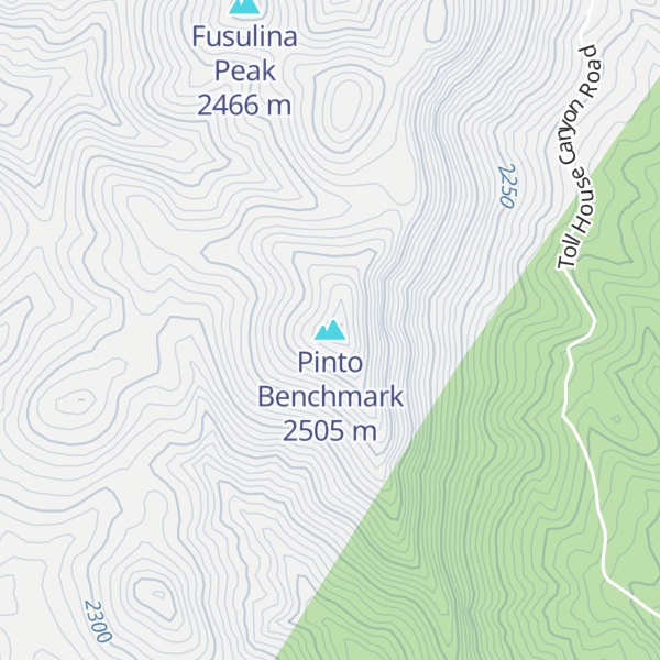 Map of Pinto Benchmark