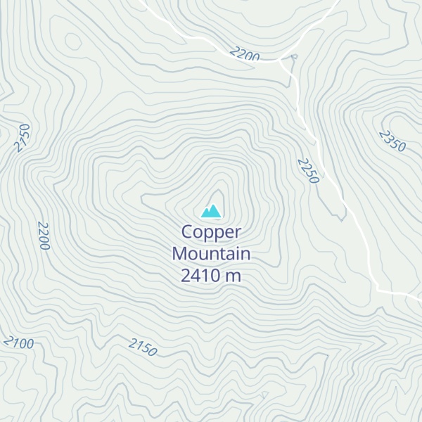 Map of Copper Mountain
