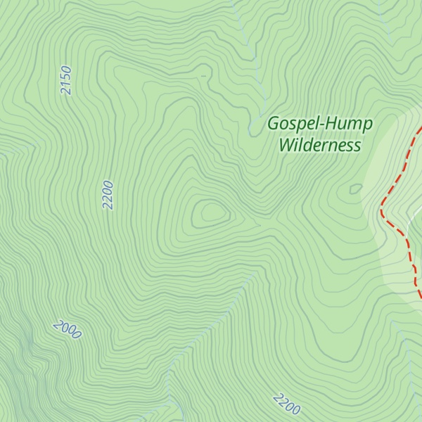 Map of Ace Butte