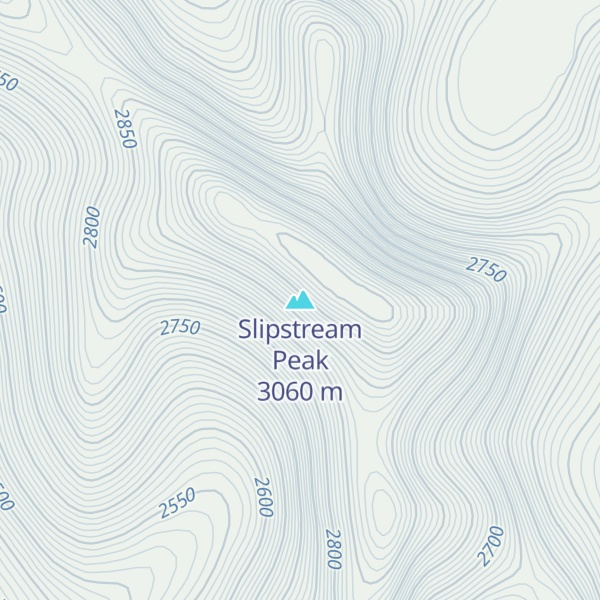 Map of Slipstream Peak