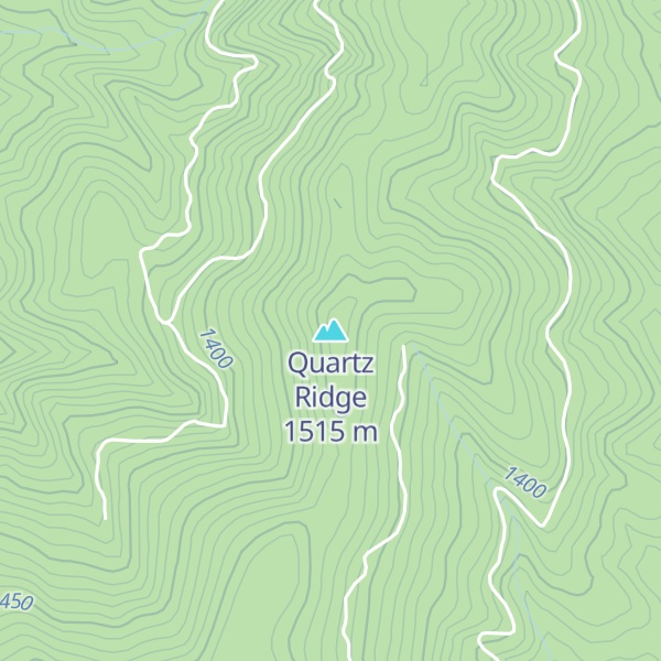 Map of Quartz Ridge