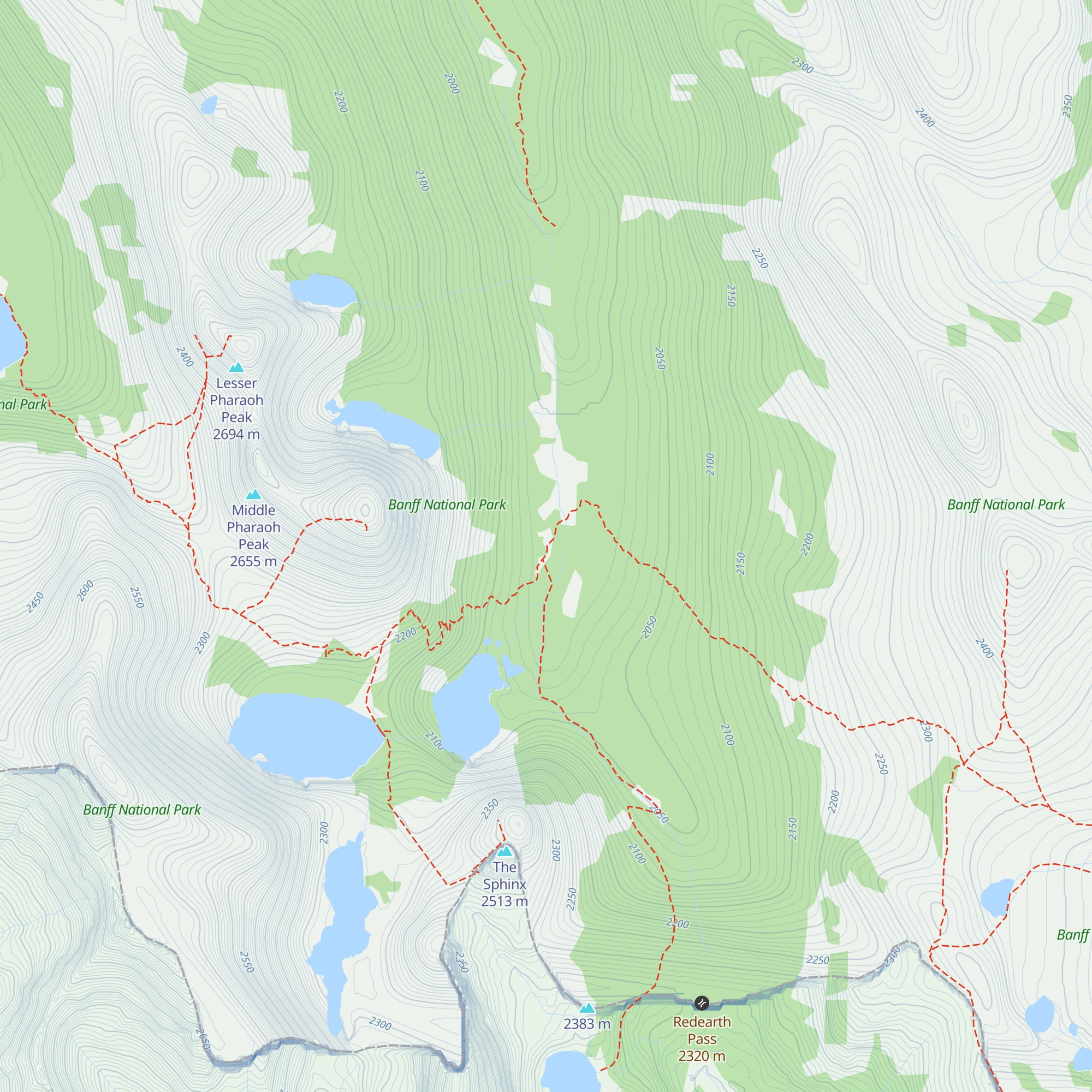 Egypt Lake Shelter map