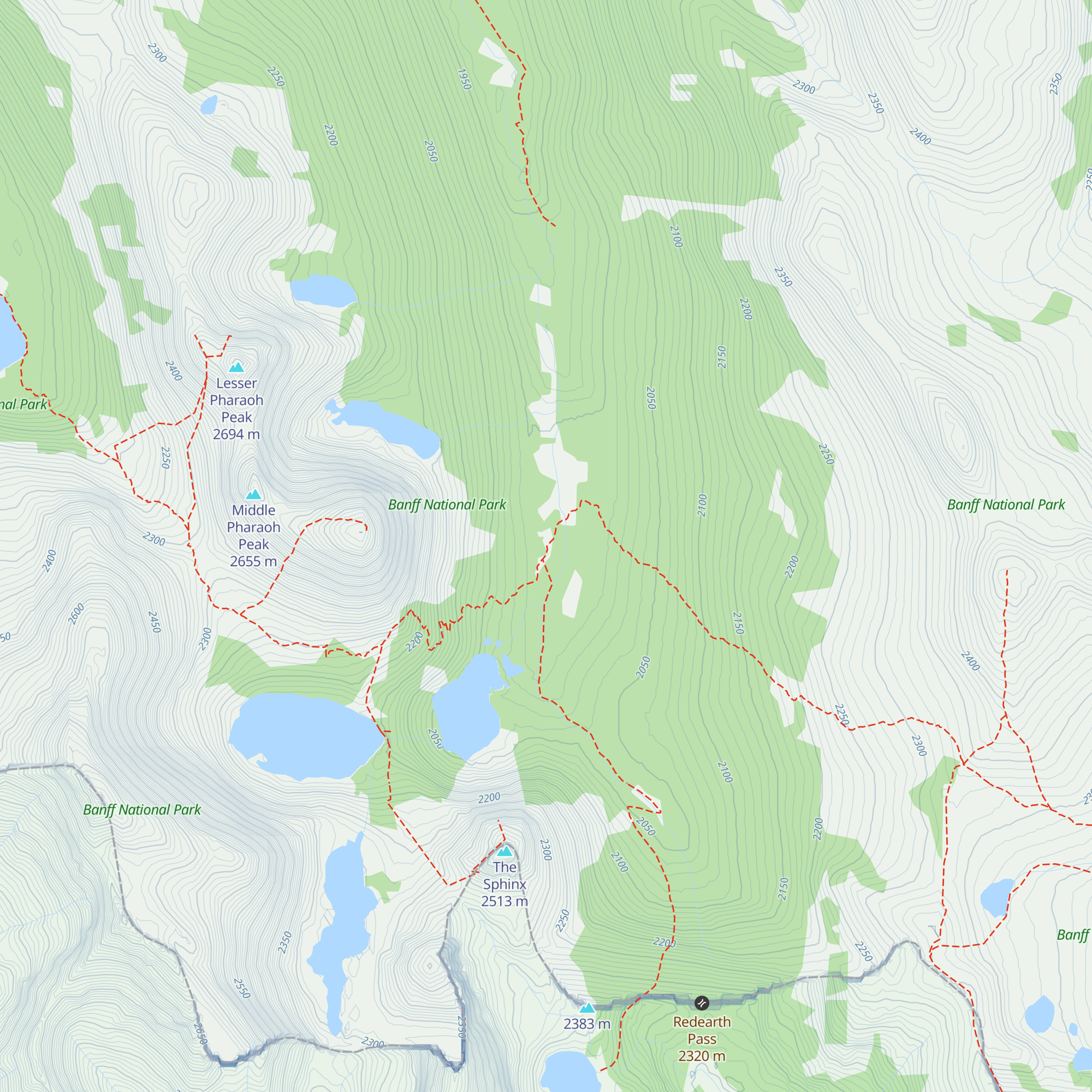 Egypt Lake Shelter map
