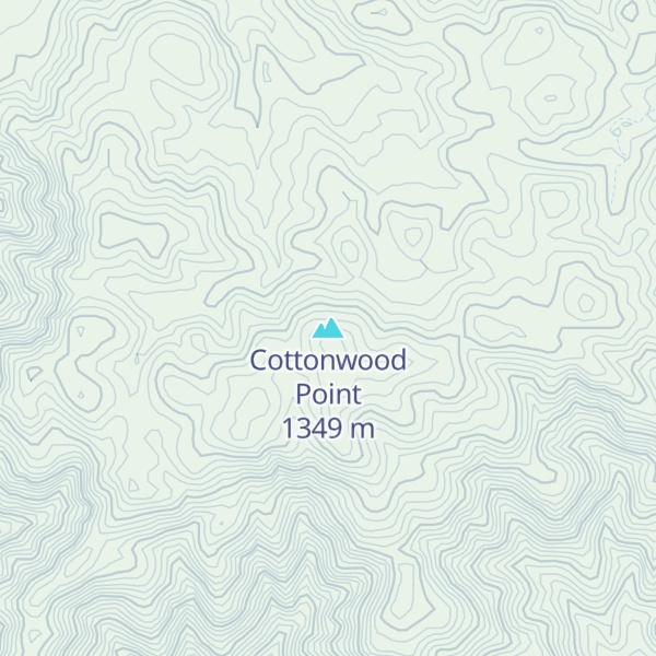 Map of Cottonwood Point