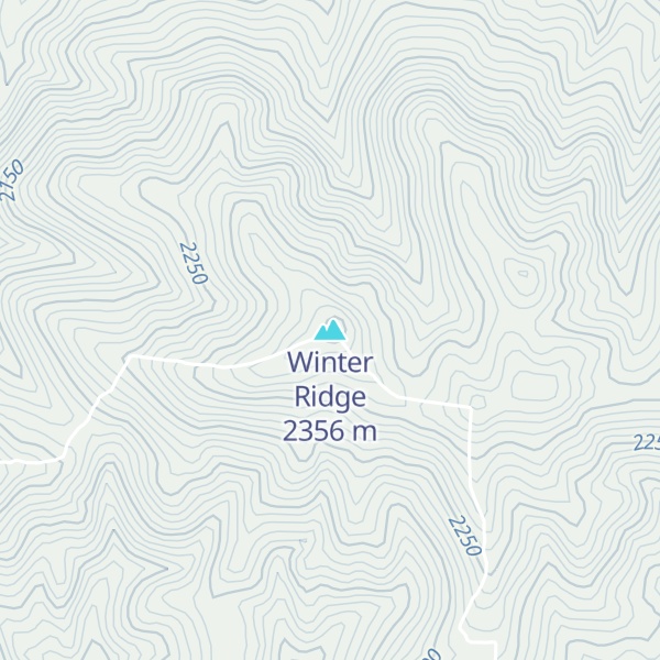 Map of Winter Ridge