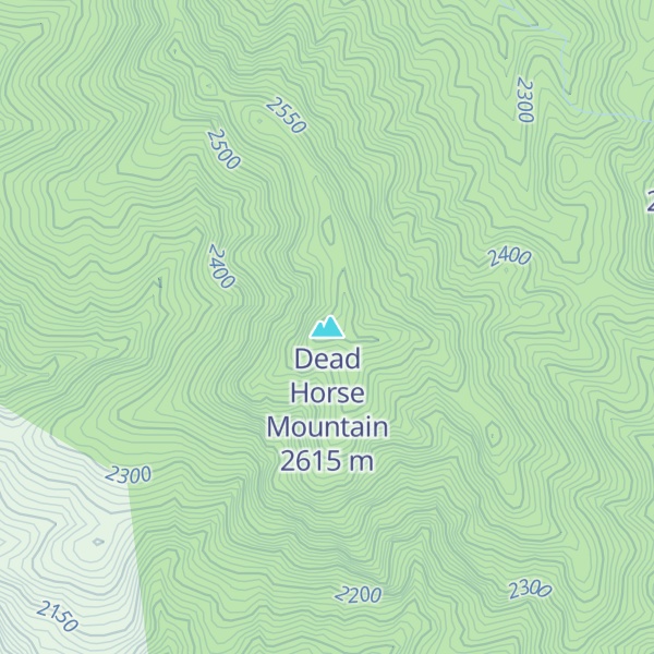 Map of Dead Horse Mountain
