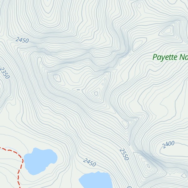 Map of Storm Peak