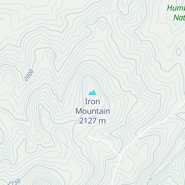 Map of Iron Mountain