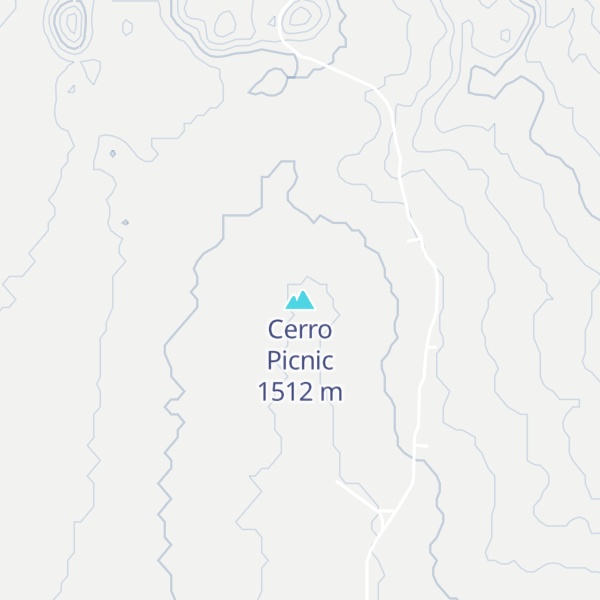 Map of Cerro Picnic