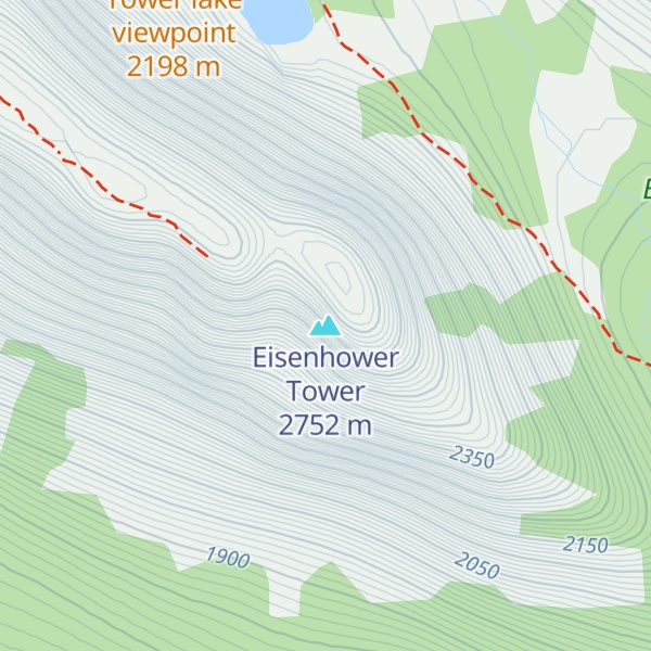 Map of Eisenhower Tower